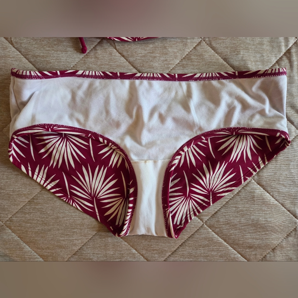 Boden Women's Pink and White Tankini Swimsuit - Picture 4 of 6